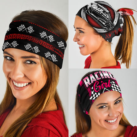 3 Pack Racing Bandanas With FREE SHIPPING!