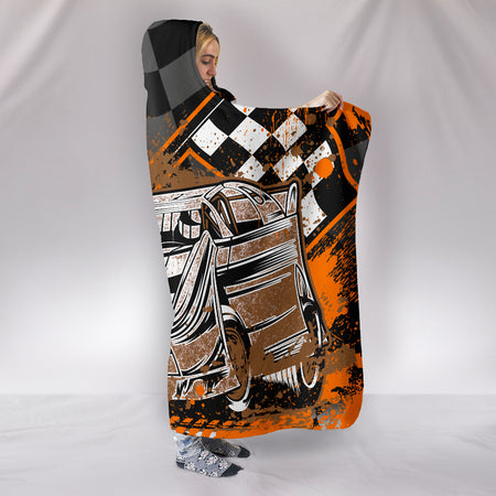 Dirt Track Racing Hooded Blanket With FREE SHIPPING TODAY!