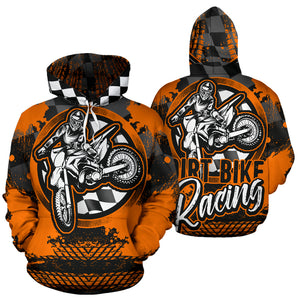Dirt Bike Racing All Over Print Hoodie With FREE SHIPPING TODAY!