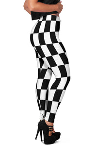 Racing Checkered Flag Leggings