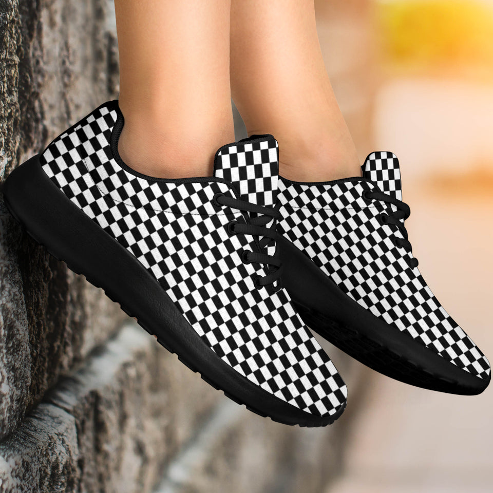 Racing Checkered Flag Sneakers With FREE SHIPPING!